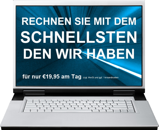 Laptops ausleihen, Laptop leihen